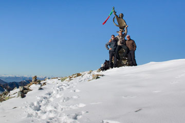 Anello: Monte Arete - Monte Valegino - Cima Cadelle - Cima di Lemma - 12 novembre 2011 - FOTOGALLERY